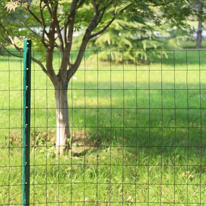Black PVC Coated Welded Wire Fence 36" x 100' Roll, 2"x3" Mesh, 16 Gauge - color: Black, size: 2''x3'' 16GA 36''x100'