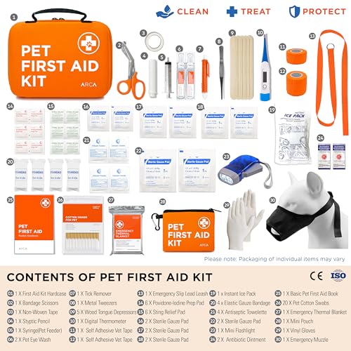 ARCA PET Dual First Aid Kit Bundle – Home, Travel, and Outdoor Emergency Essentials