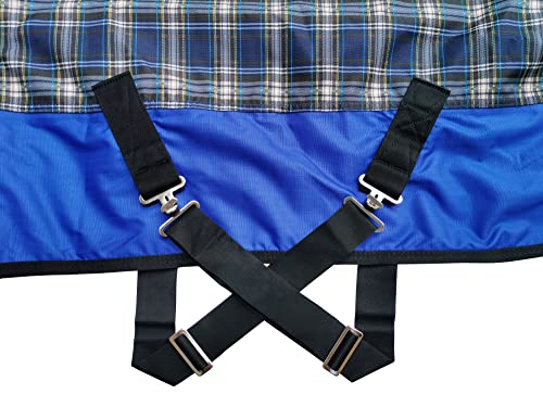 LEAFOREST 600D Pony Miniature Horse Rain Sheet Turnout Blanket No Fill - size: 39IN