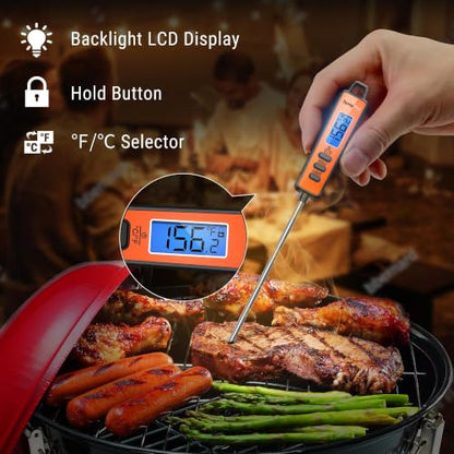 TempPro TempSwif 1 Sec Digital Meat Thermometer for Cooking Food - size: Digital