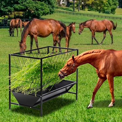 Pasture Hay Feeder 45 Gallon for Farms