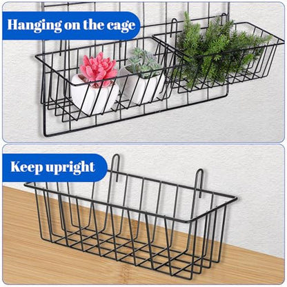 6 Pcs Rabbit Hay Feeder,Bunny Hay Feeder Rack with Metal Frame for Guinea Pig Chinchilla,Large Heavy-Duty Hays Holder Feeders for Rabbits Guinea Pigs, Small Animal Cage Accessories