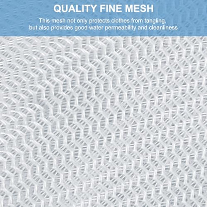 BAGAIL Laundry Bags Mesh Wash Bag for Intimates Lingerie and Delicates(3M) - color: Pearl White-Fine Mesh, size: 3M