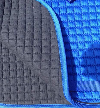 All-Purpose English Saddle Pads (Royal Blue w/Black Trim)