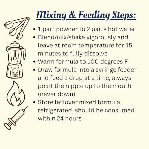 Exotic Nutrition Baby Squirrel Nursing Set (Basic) - Milk Replacer, Feeding Syringes - size: Basic