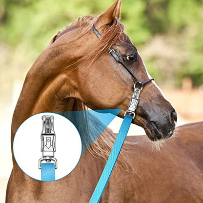 Cross Ties for Horse, Heavy Duty Nylon Trailer Tie - color: Blue
