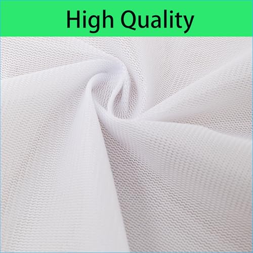 4 Pieces Jumbo Mesh Laundry Bags, 2*（44 x 36 ）and 2*（24 x 32） In Large Mesh Wash Bags Zippered Garment Bag for Washing Machine Garment Dirty Clothes Washer Dryer Net Protector
