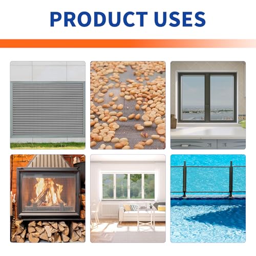 MAGZO 304 Stainless Steel Mesh Window Screen Roll 35in x 10ft - 22 Mesh - color: Silver, size: 35IN x 10FT