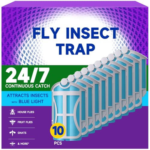 10 Pack Flying Insect Trap Refills, Compatible with M364 M364A and Max - Easy to Use