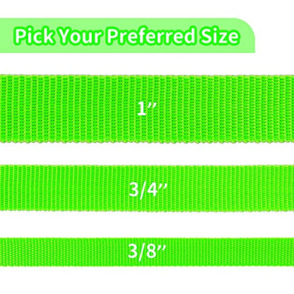 HIKISS Long Dog Leash Obedience Recall Training Agility Lead with Thickening Material for Large Dog - 15ft 20ft 30ft 50ft 100ft Training Leash(Green 15ft) - color: T5:Large Dog Thicken green, size: 15 Feet