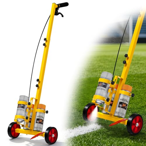Striping Line Painting Wand, Parking Lot Striping Marking Machine, Paint Sprayer Wand for Ground Stripe, Sports Field & Parking Lot Marking, Compatible with Inverted Striping Paint T-Tip Nozzle