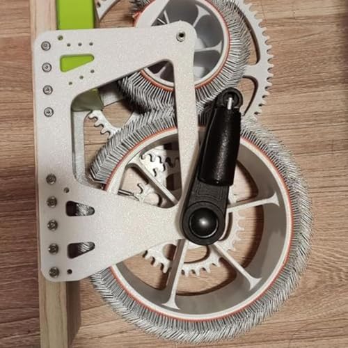 Wool Carding Machine Manual Wool Combing Wheel DIY Fiber Prep Wool Drum Carder Fiber Blending Machine Easy Color Blending Carding Spinning Wheel Wool