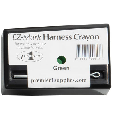 Premier 1 EZ-Mark Harness Crayon for Sheep & Goat Marking – Green - style: Green Crayon