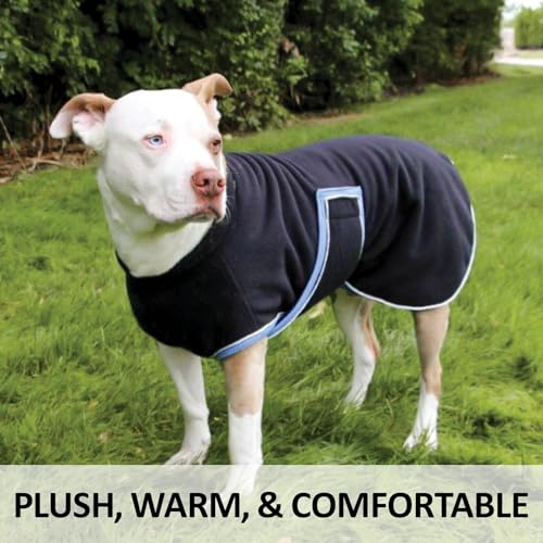 Dura-Tech Heavy Fleece Dress Dog Coat | Plush Warmth for Chilly Barn Nights | Ideal for Horse & Equestrian Enthusiasts
