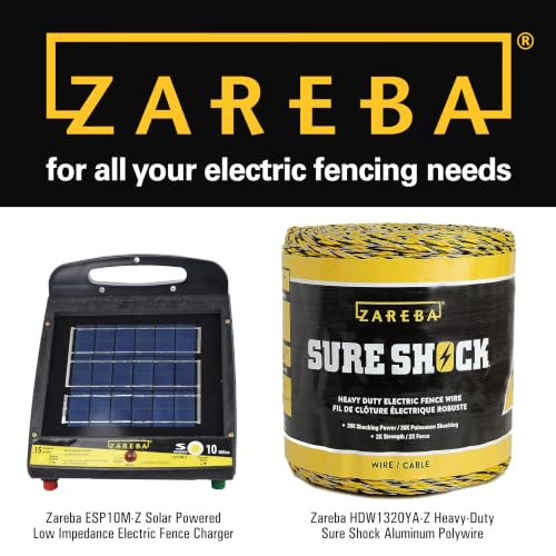 Zareba 10 Mile Solar Powered Low Impedance Electric Fence Charger