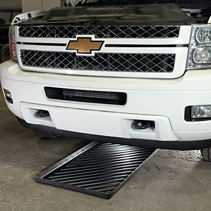 PIG Containment Tray - Rim to Rim Dimensions 49.25" L x 25.25" W x 2" H - Interior Bottom Dimensions 48" L x 24" W- 9 gal. Sump Capacity - PAK124-BK - size: 49.3" x 25.3" x 2"