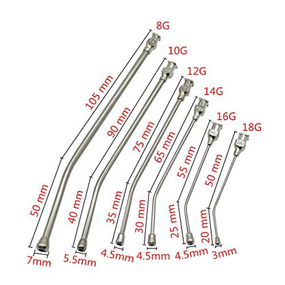 50ML Young Bird Feeding Syringe Set with 6 Tubes and 2 Spoon - size: 50ML