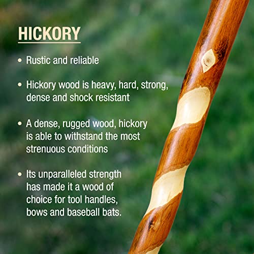 Brazos Wooden Walking Canes for Men and Women, Stable Walking Sticks for Seniors, Made in The USA - size: 37 Inch, style: Traditional Hickory