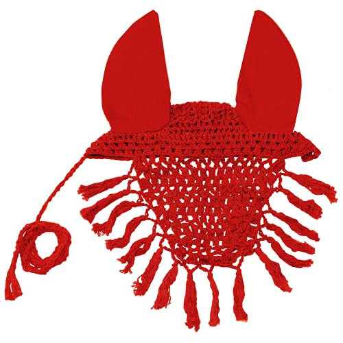 Derby Originals Fly Veils/Ear Nets - color: Red
