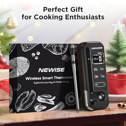 Newise Bluetooth Meat Thermometer with Smart APP, 800FT Wireless Range - size: 1 Probe