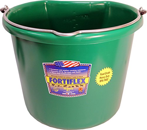 Flat Back Economy Bucket Color: Green