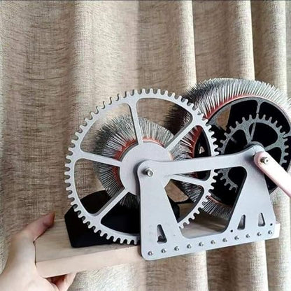 Wool Carding Machine, Wide Drum Carder, Fast Color Mixing and Flexible Brush Design, Efficient Wool Processing & No Electricity Needed, for DIY Wool Felt, Handicraft Enthusiasts