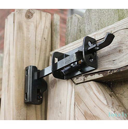 National Hardware Heavy Duty Gate Thumb Latch, Steel, Black - size: No Size
