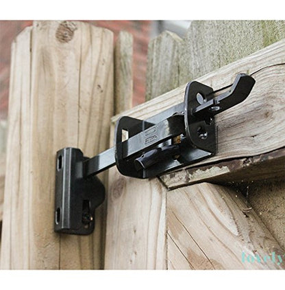 National Hardware Heavy Duty Gate Thumb Latch, Steel, Black - size: No Size