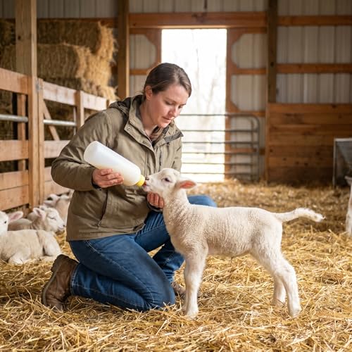 4 Pack 500ml Livestock Feeding Bottles