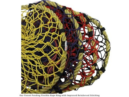 Derby Originals Quik-Fil 48” Slow Feed Poly Rope Hanging Hay Net with 2x2” Holes - color: Royal Blue
