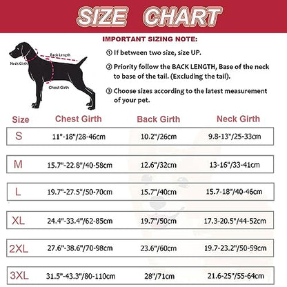 Dogcheer Warm Dog Coat, Christmas Dog Jacket Waterproof Puppy Winter Coat with Buckles, Reflective Adjustable Pet Snow Jacket Turtleneck Fleece Sweater for Small Medium Large Dogs - Red, S - color: Red, size: Small