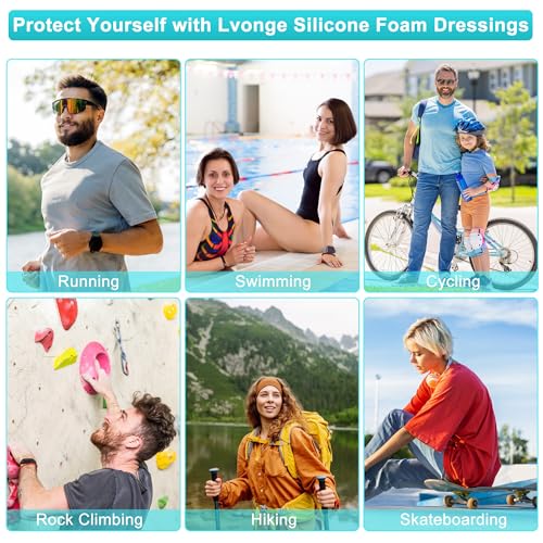 Silicone Foam Dressing 3"x3", Waterproof Absorbent Wound Dressing Bandages for Wound Care,10 Pack Wound Silicone Large Bandages - size: 3" x 3", 10 Pack