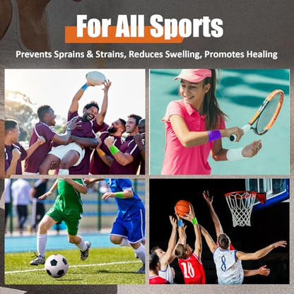 Self Adhesive Bandage Wrap, 2 Inch Elastic Cohesive Athletic Wrap Vet Wrap - color: Multi-colored