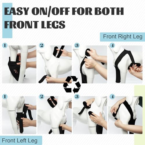Dog Front Leg Sleeve to Stop Licking Skin Overgrooming - color: Black, size: S