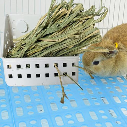 kathson 2PCS Rabbit Hay Feeder for Cages Bunny Hay Manger Holder Guinea Pig Hay Container for Small Animal Chinchilla Ferret Cage Accessories (7.5 X 4.7 X 5.5 inch) - size: 7.5 X 4.7 X 5.5 inches, 2 Pieces