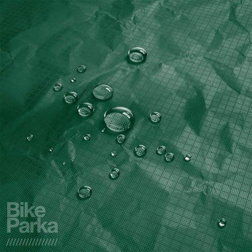 BikeParka STASH Waterproof Bicycle Cover (Forest Green) - color: Forest Green