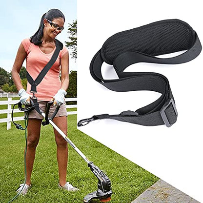 frtzal Universal Trimmer Shoulder Strap, Adjustable Leaf Blower Harness Strap, Heavy Duty Nylon Sling for String Trimmers, Multi-Attachment Grass Trimmers & Leaf Blowers