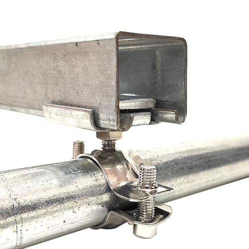 8 Pack Strut Clamp; Universal Strut Clamps for Rigid Conduit and EMT; Universal Pipe Clamp for Strut Channel. Bracket with 360 Degree Rotation (Bore inner diameter 0.75") - size: Bore inner diameter 0.75"
