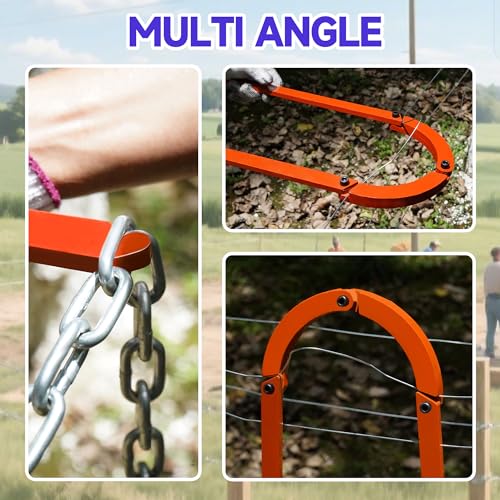 Fence Fixer Tool for Barbed Wire, Horse & Cattle Fencing – Heavy-Duty Manual Repair Tool for Farm & Ranch – Tredre - color: STYL4