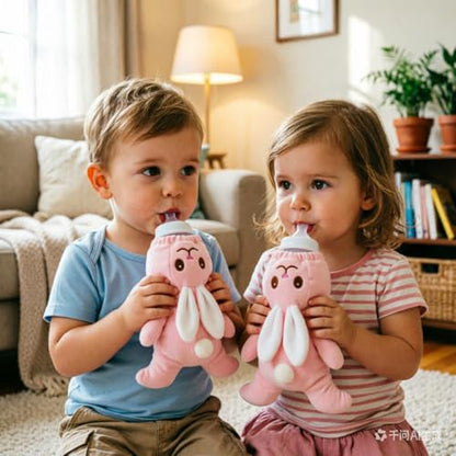 SZCQ Animal Baby Insulated Bottle Bags Milk Bottle Thermal Bag Plush Sleeve Covers Feeder Pouches Storage Cover Milk Pouch Soft Keep Warm Baby Thermal Holder - color: Bunny