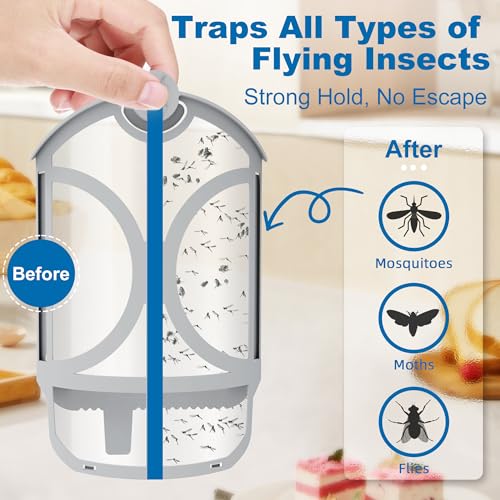 10 Pack Flying Trap Refills Compatible with Flying Insect Trap Refill