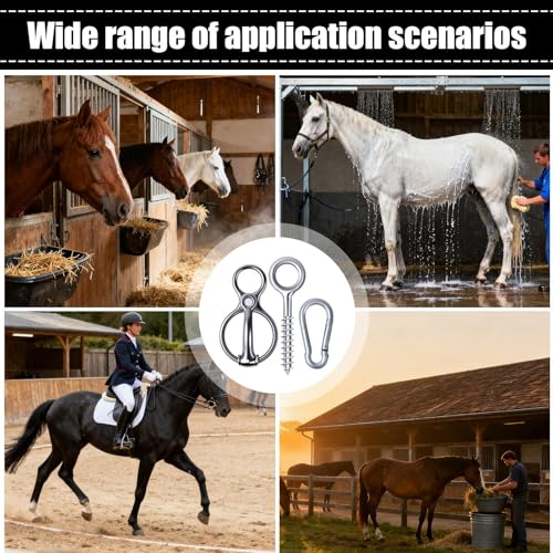 Horse Tie Ring Stainless Steel Training Equipment