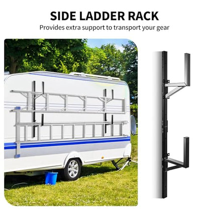 trailer ladder rack,Fit outer walls of open/enclosed cargo trailers