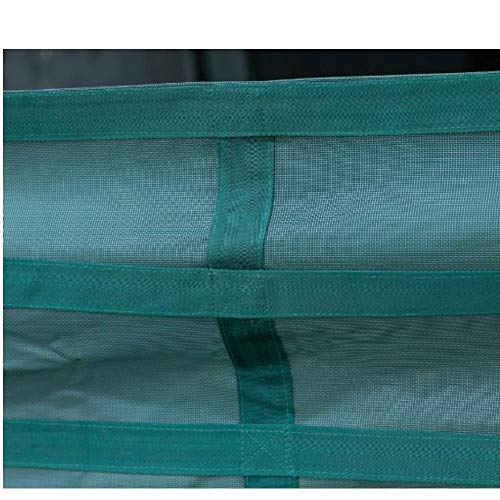 Dura-Tech Aisle Guard | Color Black | Expands 10' to 12' | High Visibility Nylon Mesh | Promotes Maximum Airflow | Comes with Installation Kit Quality - color: Black
