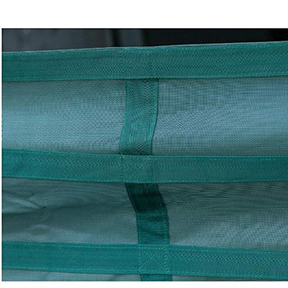 Dura-Tech Aisle Guard | Color Black | Expands 10' to 12' | High Visibility Nylon Mesh | Promotes Maximum Airflow | Comes with Installation Kit Quality - color: Black