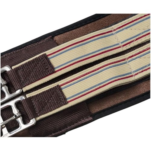 Tough 1 Air Flow Nyloprene English Girth 54 Brown - color: Brown, size: 54