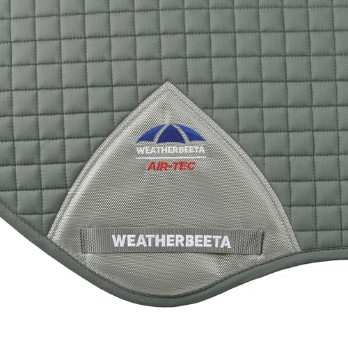 WeatherBeeta Prime Air-Tec Jump Shaped Saddle Pad - color: Grey, size: Large