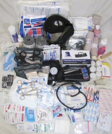 Medical Bags Fully Stocked - Stomp Medical Kit Bag With CAT Tourniquet Bundle (Red)