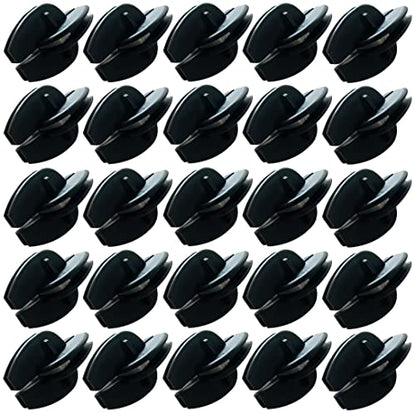25 Packs Electric Fence Corner/Strain Insulator with Metal Insert for Electric Fence Wire
