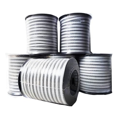 Electric Fence Poly Tape -5 Stainless Steel Conductors - 656 Feet Roll